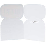 Funny birthday greeting card featuring a beer celebration die cut design from UK Greetings.