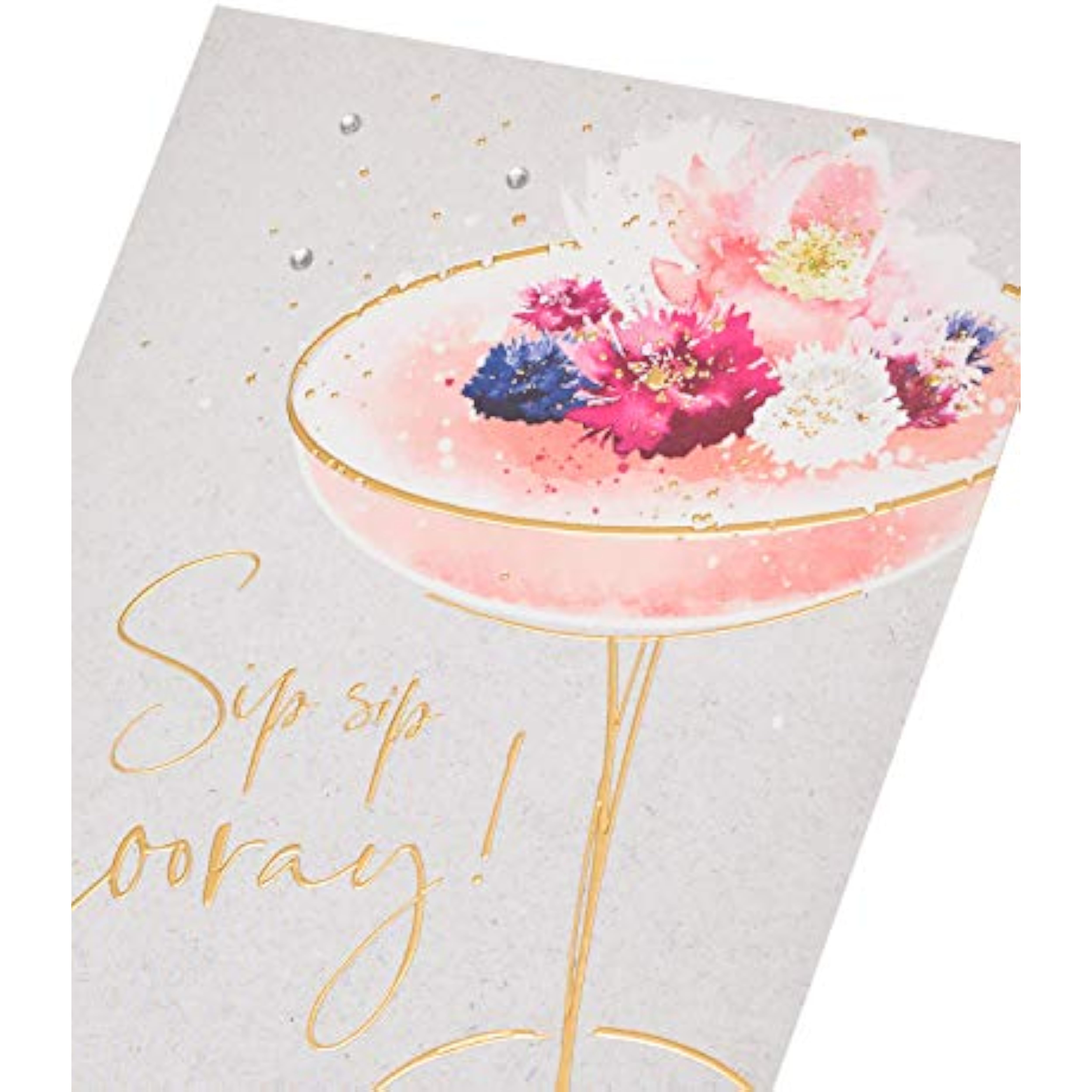 UK Greetings birthday greeting card for her featuring celebratory design, perfect for friends on her special day.