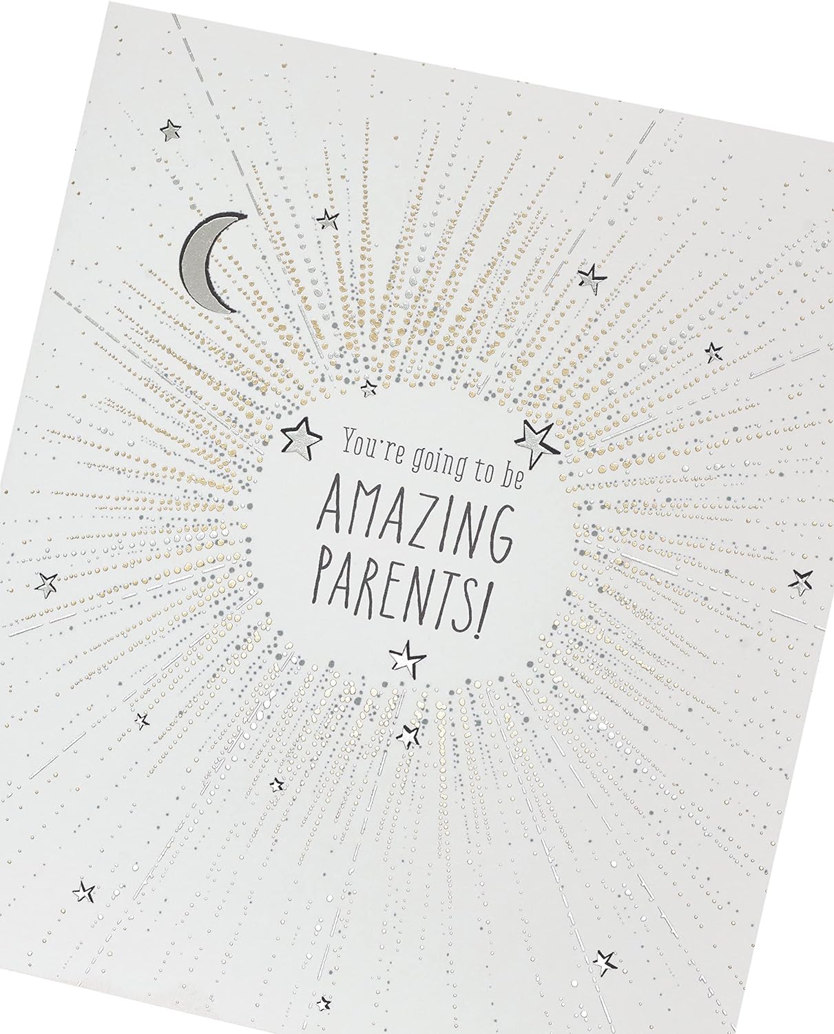 Blessed Beginnings Parents-to-Be Baby Shower greeting card by UK Greetings with cheerful design and heartfelt message.