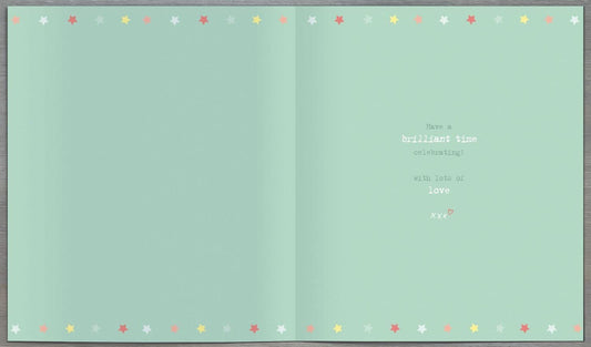 Boofle 18th Shooting Star birthday greeting card by UK Greetings featuring colorful star and adorable dog illustration.