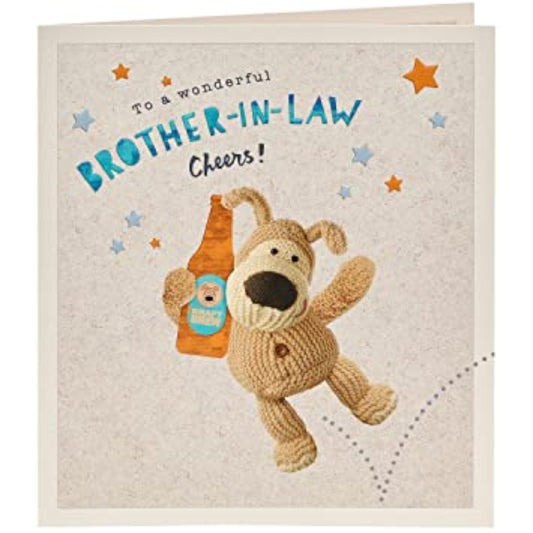 Boofle Brother-in-Law Birthday Card by UK Greetings featuring colorful cartoon character and cheerful design for special occasion