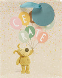 Medium Boofle Celebrate gift bag with cheerful floral design, perfect for gifting occasions, by UK Greetings.