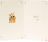 UK Greetings Boofle Parents Anniversary Love Card featuring cute Boofle character and heartfelt message for celebrating love and family.