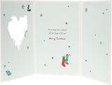 UK Greetings Christmas greeting card for son and daughter-in-law featuring festive holiday designs and heartfelt messages.