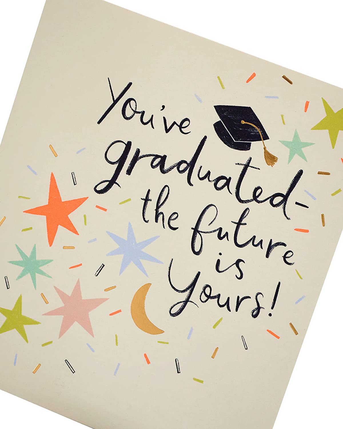 UK Greetings graduation greeting card with a congratulatory design, perfect for celebrating academic achievements.