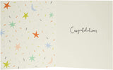 UK Greetings congratulations graduation card with colorful design, ideal for celebrating academic achievements.