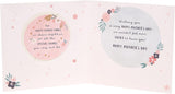 UK Greetings Mother’s Day greeting card with a cut-out globe design and matching envelope, ideal for showing love to your wife.