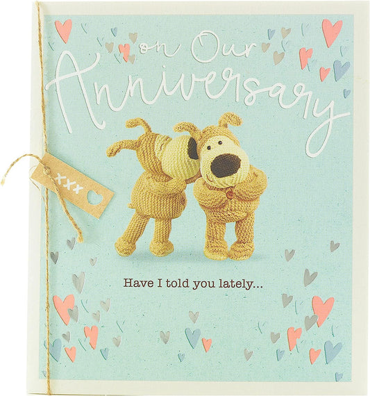 Cute and cuddly Boofles greeting card by UK Greetings featuring colorful cartoon characters for special occasions.