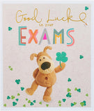 Cute Boofle Good Luck Exams greeting card by UK Greetings featuring a charming design to wish students success.