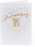 Cute Teddies wedding anniversary greeting card featuring charming teddy bear illustrations by UK Greetings.