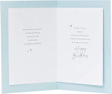 Sentimental dad birthday greeting card with heartfelt verse from UK Greetings, featuring colorful design and cheerful message.