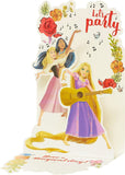 Disney Princess Pop-Up Magic Card greeting card featuring colorful princess illustrations and a 3D pop-up design.
