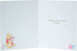 Disney Winnie The Pooh Auntie birthday greeting card by UK Greetings featuring Winnie the Pooh illustration and cheerful design.
