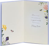 Traditional Easter greeting card for him, her, or friend with envelope, featuring a classic design by UK Greetings.