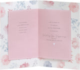 Elegant 3D wife birthday greeting card with floral design from UK Greetings, featuring intricate paper craft and heartfelt message.