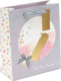 Elegant bridesmaid gift bag greeting card from UK Greetings with floral design and heartfelt message.
