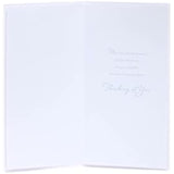 Elegant pearl-themed sympathy greeting card by UK Greetings featuring a heartfelt design for bereavement messages.