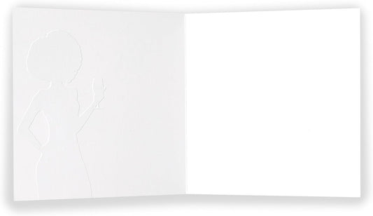 Empowering Afrotouch Sister birthday greeting card by UK Greetings, featuring vibrant African-inspired design and heartfelt message.