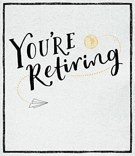 UK Greetings retirement greeting card featuring celebratory design and cheerful message for someone enjoying their retirement.