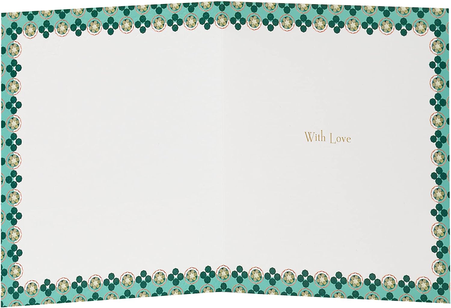 Elegant Eastern Gold Dad birthday greeting card from UK Greetings featuring intricate gold design and heartfelt message.
