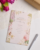 Floral copper Grandma Mother's Day greeting card with colorful flower illustrations, ideal for celebrating moms and grandmothers.