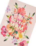 Flowers design lovely Mother's Day greeting card by UK Greetings with colorful floral artwork and heartfelt message.
