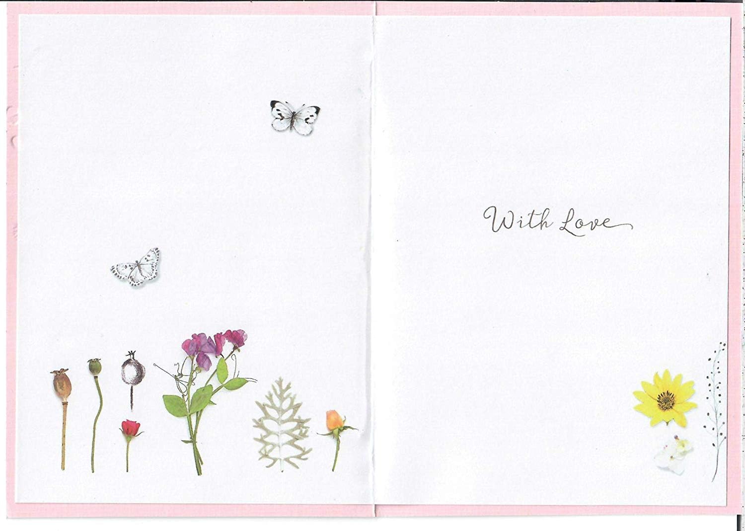 Colorful Flowers Especially for You birthday greeting card by UK Greetings, featuring vibrant floral illustrations.