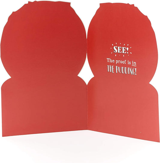 Christmas greeting card featuring a festive illustration and the message "For a Brilliant Son" from UK Greetings.