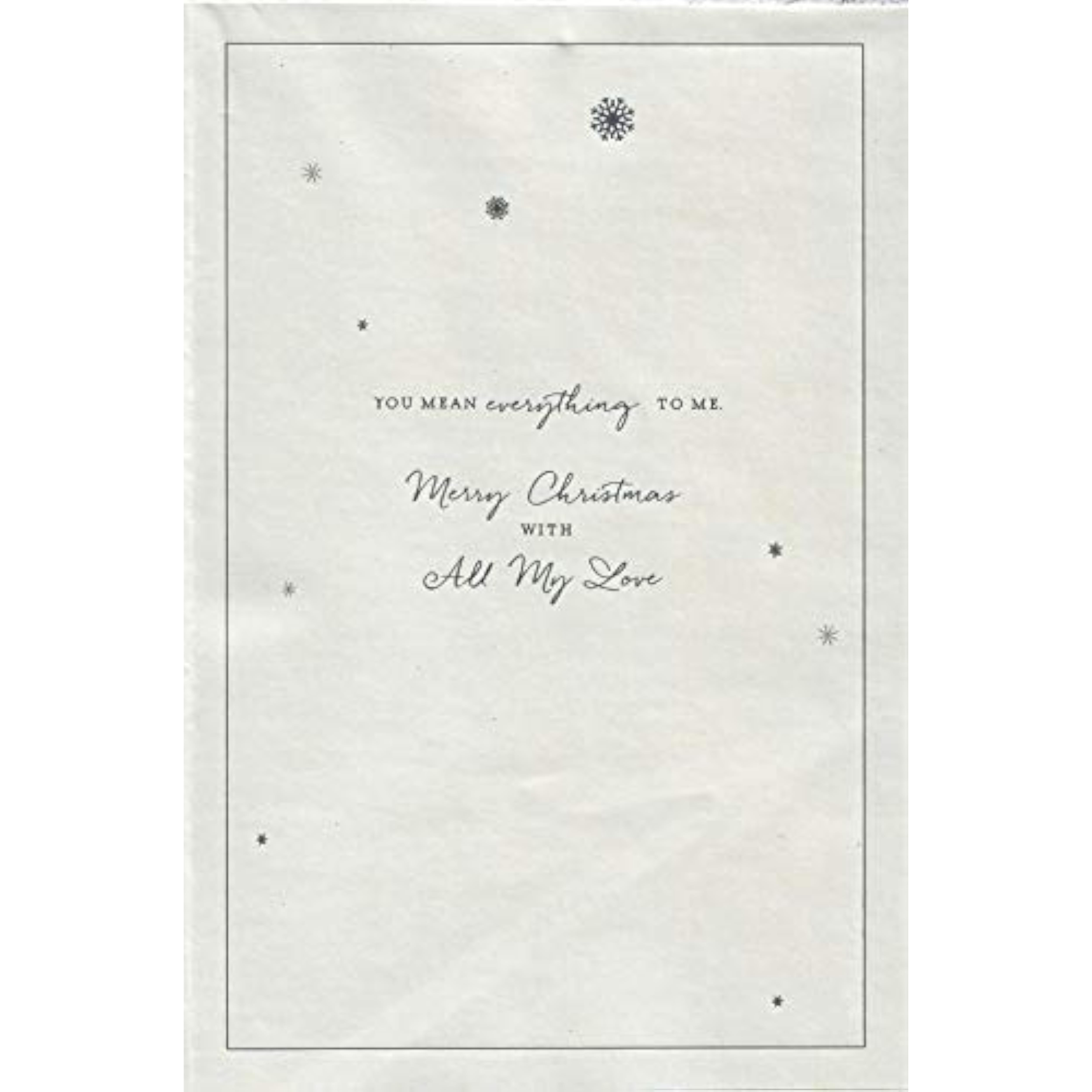 Heart-shaped Christmas greeting card for wife from UK Greetings, featuring festive holiday design and heartfelt message.