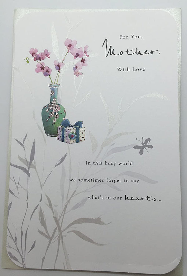 Heartfelt birthday greeting card for mother featuring a loving design, ideal for expressing special birthday wishes from UK Greetings.