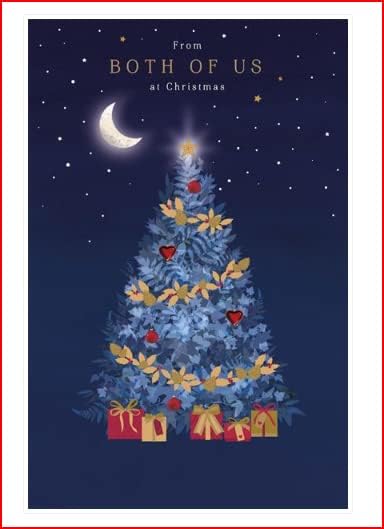 Christmas greeting card from UK Greetings featuring festive holiday message and seasonal design, perfect for sharing warm wishes.