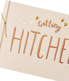 Getting Hitched Knot Love greeting card by UK Greetings, featuring romantic design and heartfelt message for special occasions.