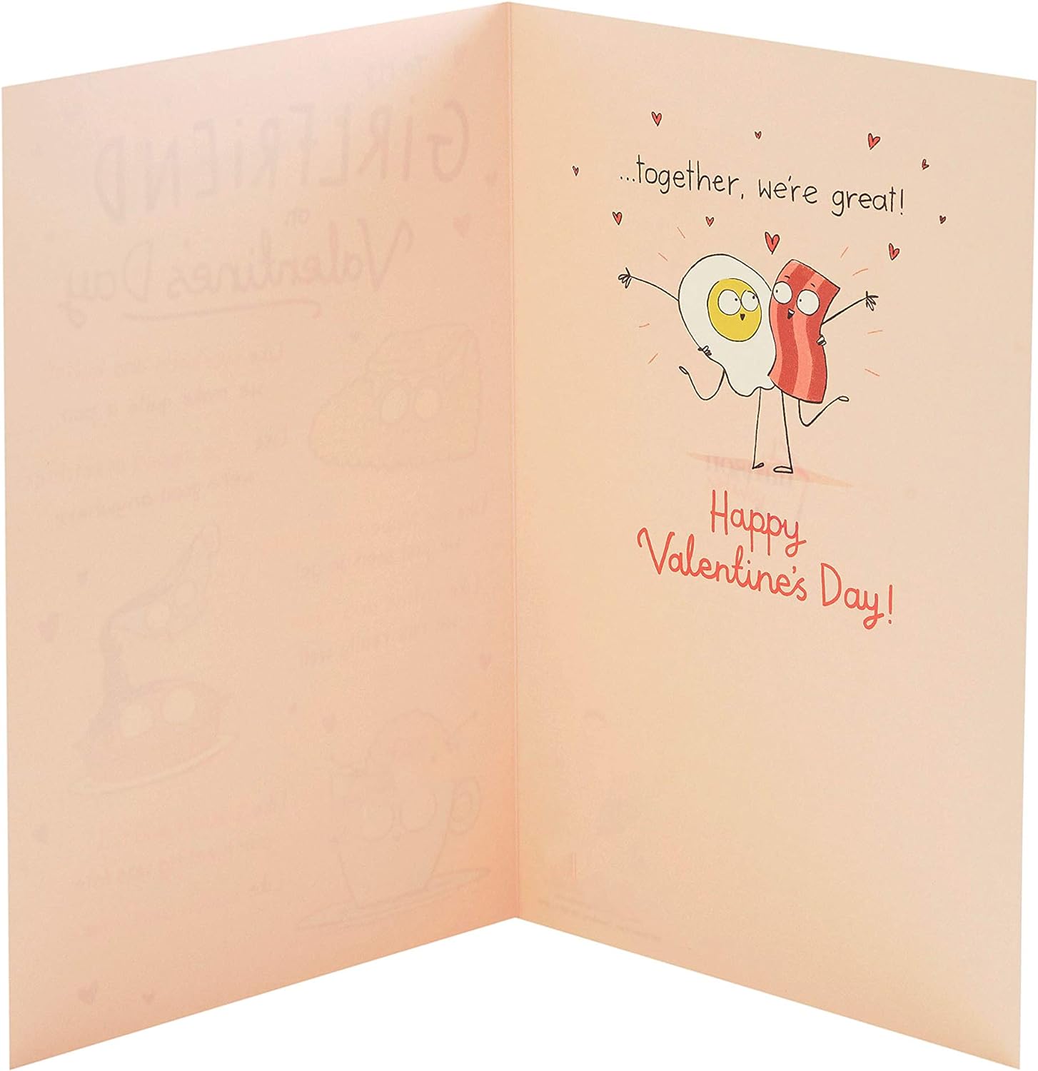 Valentine's Day greeting card featuring romantic design from UK Greetings, perfect for expressing love to a girlfriend.