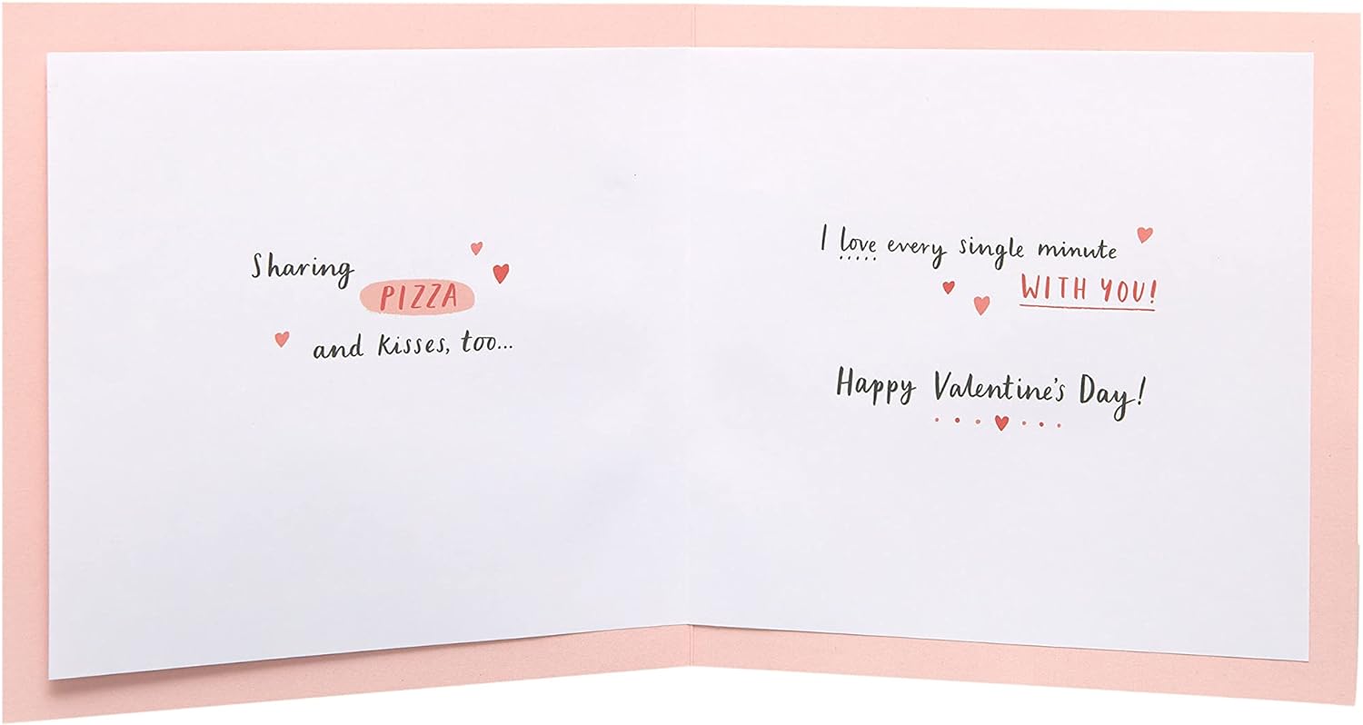 Valentine's Day greeting card for girlfriend with sweet design and envelope, by UK Greetings.