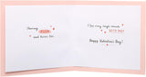 Valentine's Day greeting card for girlfriend with sweet design and envelope, by UK Greetings.