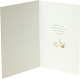 Gold foil greeting card for granddaughter from UK Greetings, featuring a heartfelt design and elegant detailing.