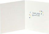 Gold foil Son birthday greeting card from UK Greetings featuring festive design and bold lettering for special occasion.