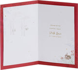 Cute Grandma Christmas greeting card featuring adorable rabbits and warm holiday wishes from UK Greetings.