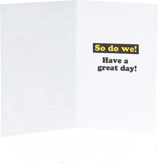 Happy 14th birthday greeting card featuring humorous teen design by UK Greetings, with colorful birthday message and cheerful illustration.