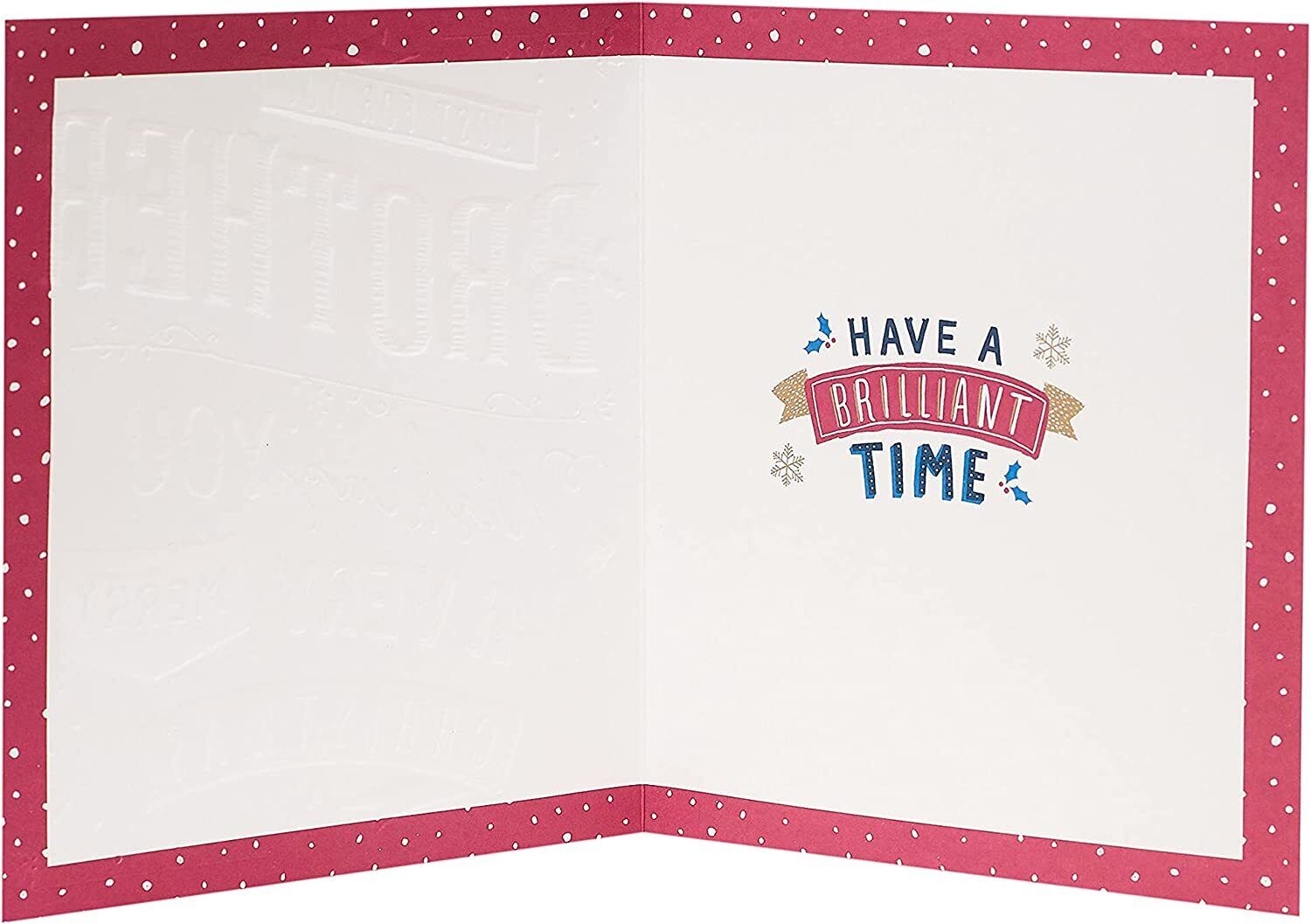 Heartfelt Brother Bond greeting card from UK Greetings featuring a heartfelt message and colorful design.