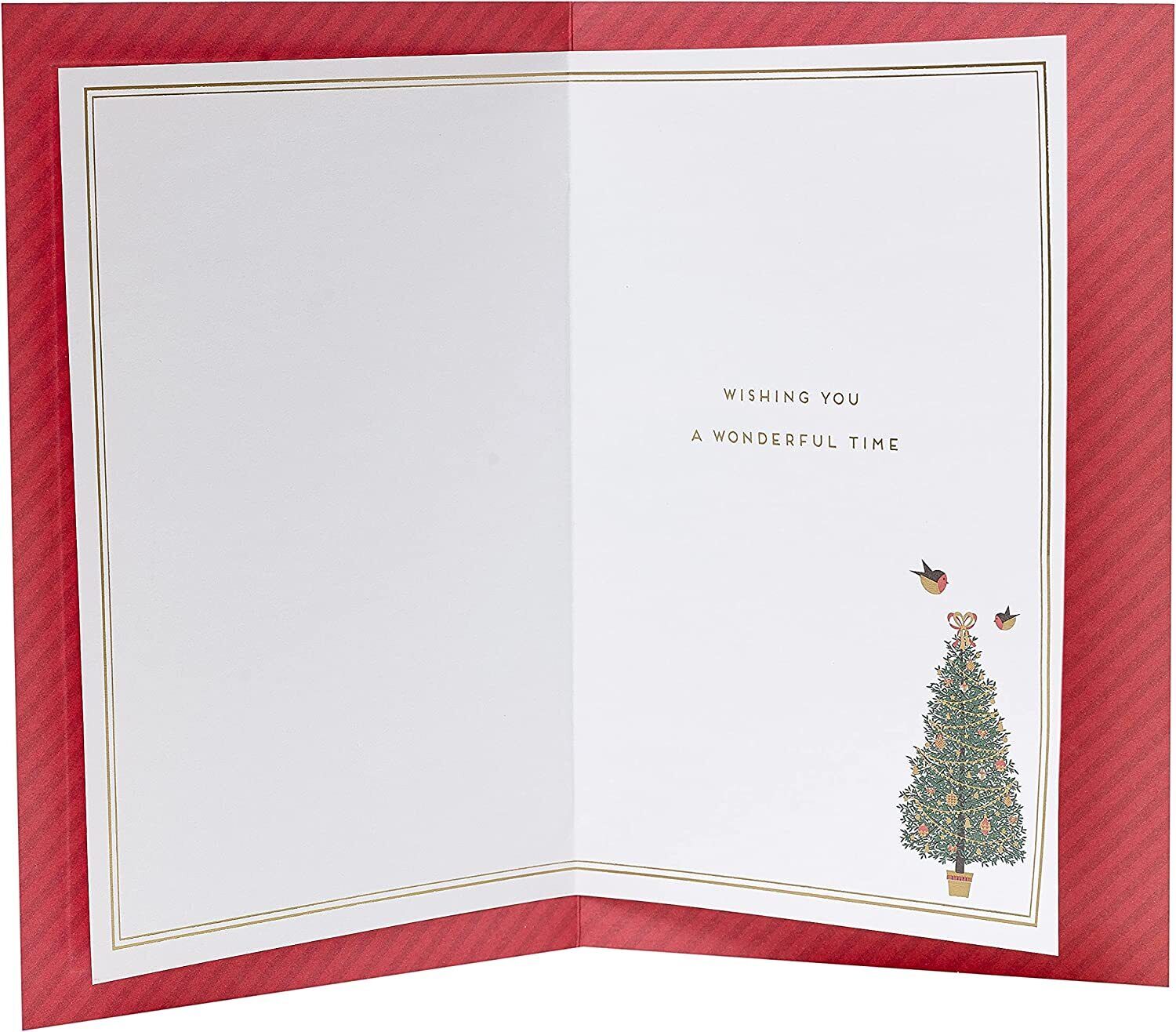 Heartfelt Christmas greeting card for mum from UK Greetings, featuring festive holiday design and warm love messages.
