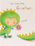 Heartfelt Grandma greeting card from grandson, featuring floral and heartfelt message, by UK Greetings.