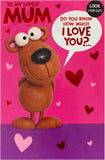 Hugging Arms Mum birthday greeting card by UK Greetings, featuring a heartfelt illustrated design with hugging figures.