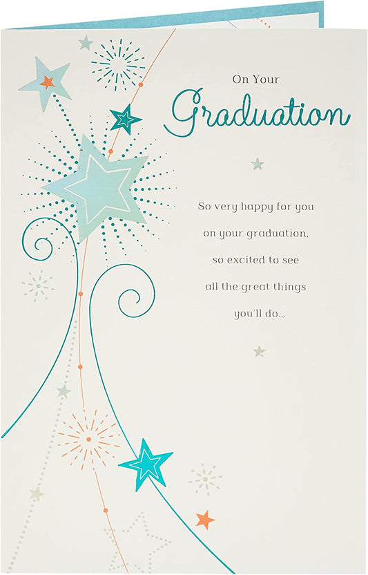 It's Your Graduation congratulations greeting card by UK Greetings featuring celebratory design and heartfelt message.