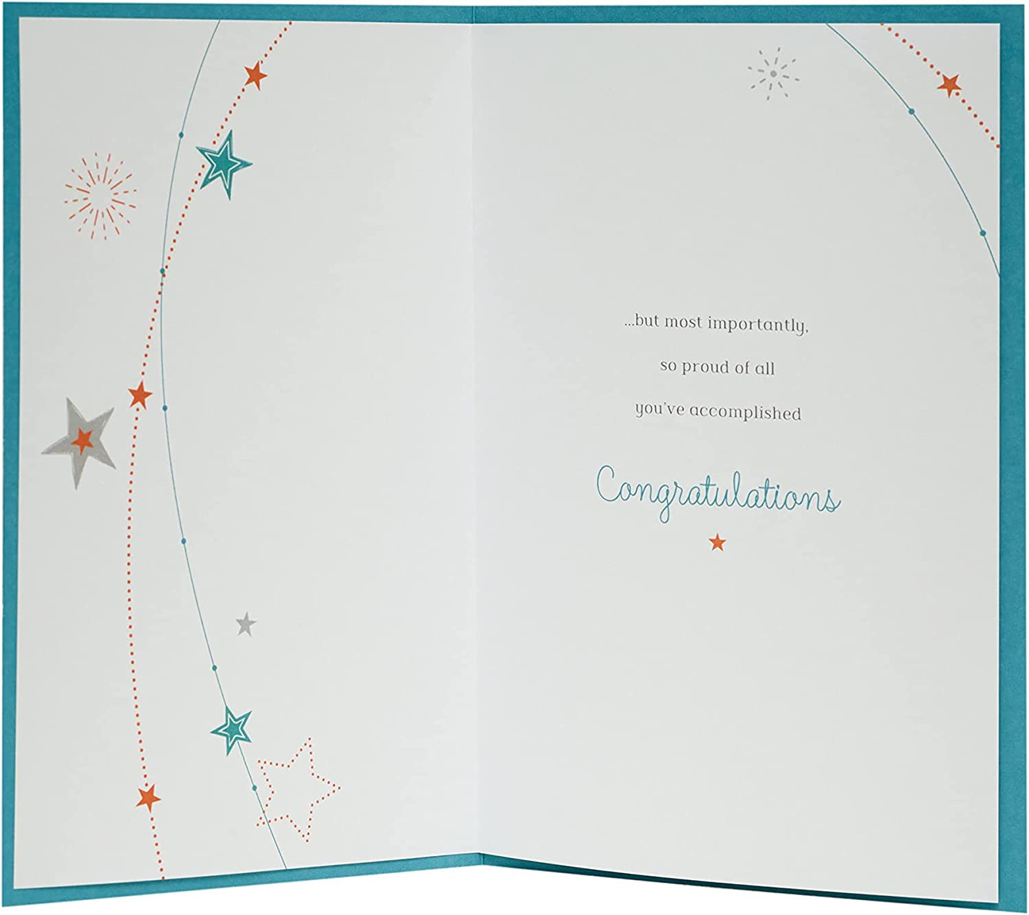 UK Greetings graduation congratulations greeting card featuring celebratory design and message for graduates.