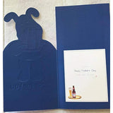Open Just For You Boofle Happy Father's Day greeting card by UK Greetings featuring a cheerful design for Father's Day.
