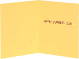 Kindred Mother's Day greeting card with envelope featuring Freddie Mercury design by UK Greetings, colorful musical-themed illustration.