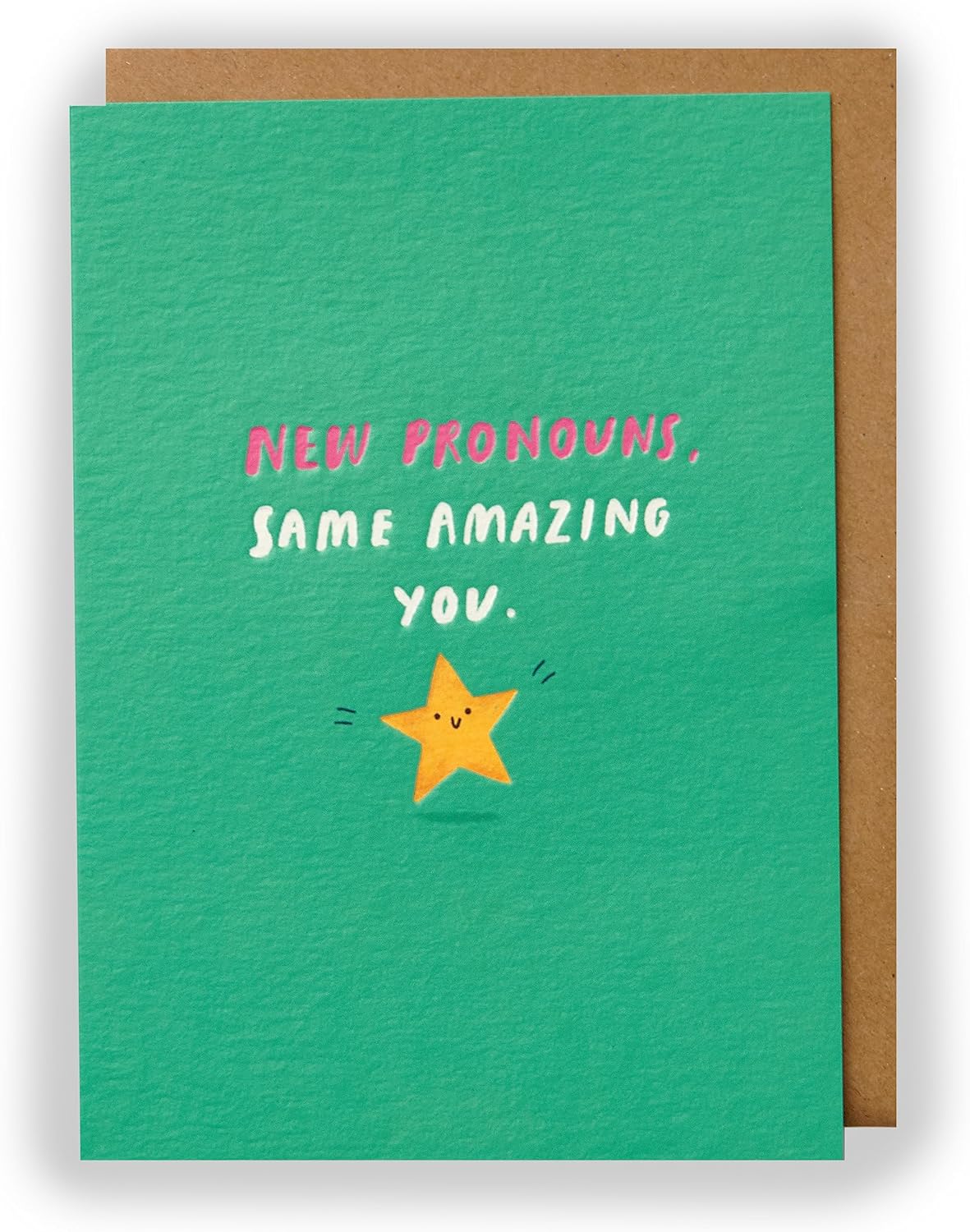 UK Greetings Kindred Same Amazing You greeting card featuring heartfelt message and colorful floral design.