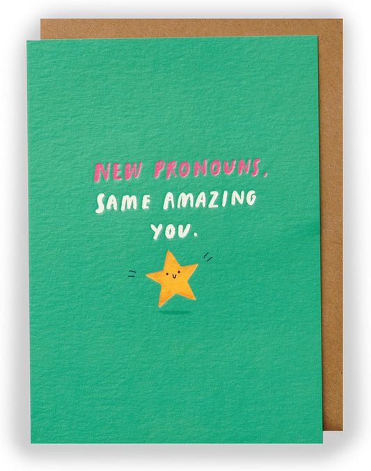 UK Greetings Kindred Same Amazing You greeting card featuring heartfelt message and colorful floral design.