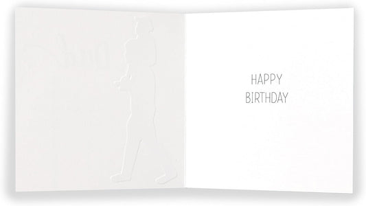 Kindred X Afrotouch birthday greeting card titled "Reach For The Stars Dad" featuring a colorful celestial design.